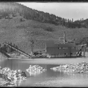 Breckenridge and southern Summit County experienced three mining booms.  The first, lasting from 1859 until the mid-1860s, brought prospectors who looked for the “easy” gold--the nuggets in streams, the pieces laying on the ground and buried in shallow soils on the hillsides.  They used pans, rocker boxes, long toms, and later high pressure hoses called “giants” to wash the gold-filled soil into sluice boxes.  The second boom, the hard rock mining boom, began in the 1870s.  Rather than the individual prospector chasing his dream, companies hired miners and others to work the mines.