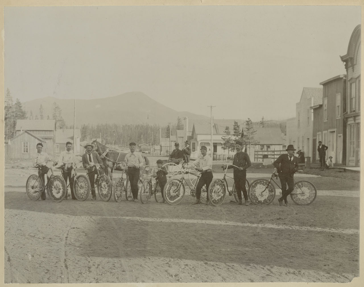 Men, women, and children in Breckenridge faced lives of hard work and danger.  Long hours laboring in mines or hauling freight over muddy, rutty roads--cooking, cleaning, sewing, or managing boarding houses--helping fathers on a farm or in a store or mothers with housework--all left little time for recreation but “recreate” they did--summer and winter, indoors and out, individually or with others.  Skiing, ice skating, hunting, cycling, fishing, card games, dancing, singing in choral groups, participating in club activities, hosting dinner parties and other social events--all provided respite from daily life.