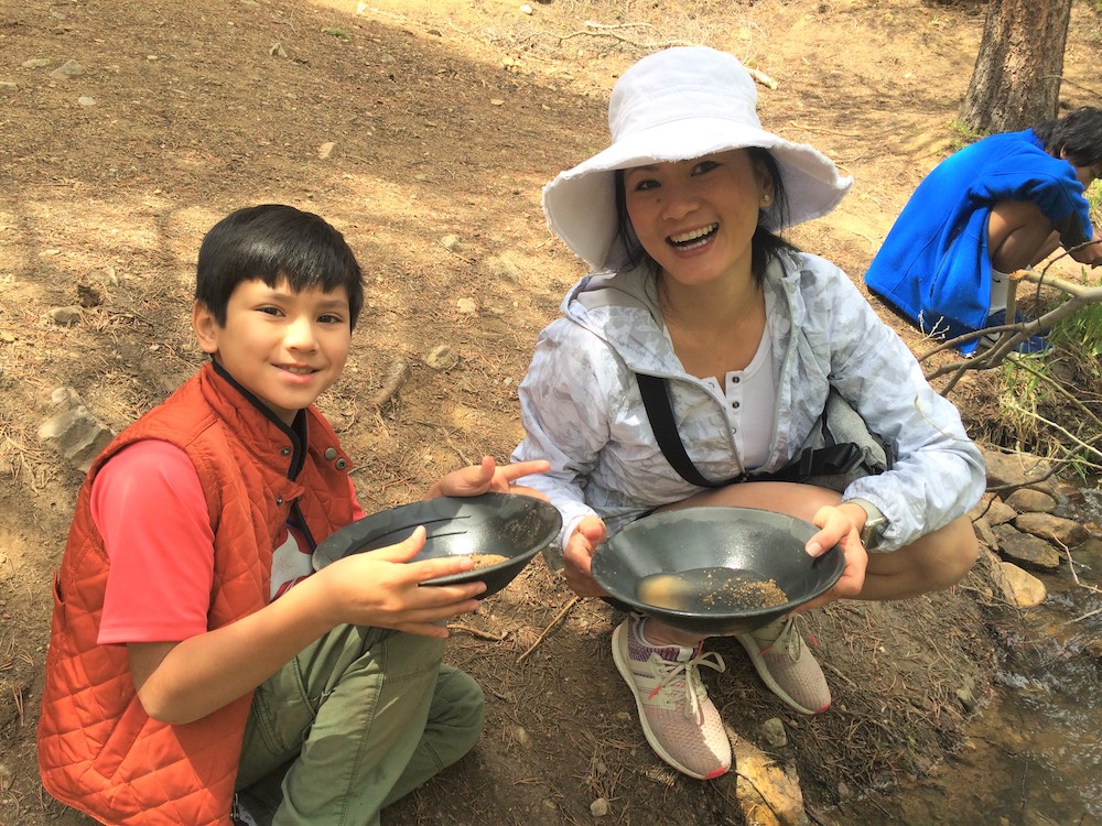 Gold Panning in Lomax Gulch