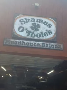 OTooles sign and road house sign